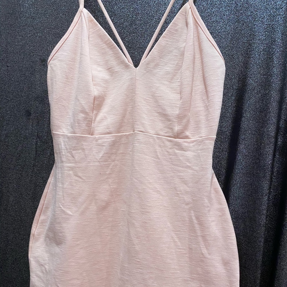 pink short dress